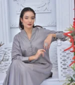 Shamre Chinese collar dress