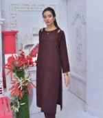 2 piece karandi pearl detailed dress